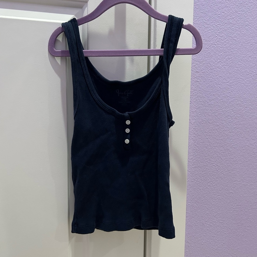 Women's Navy Blue Tank Top